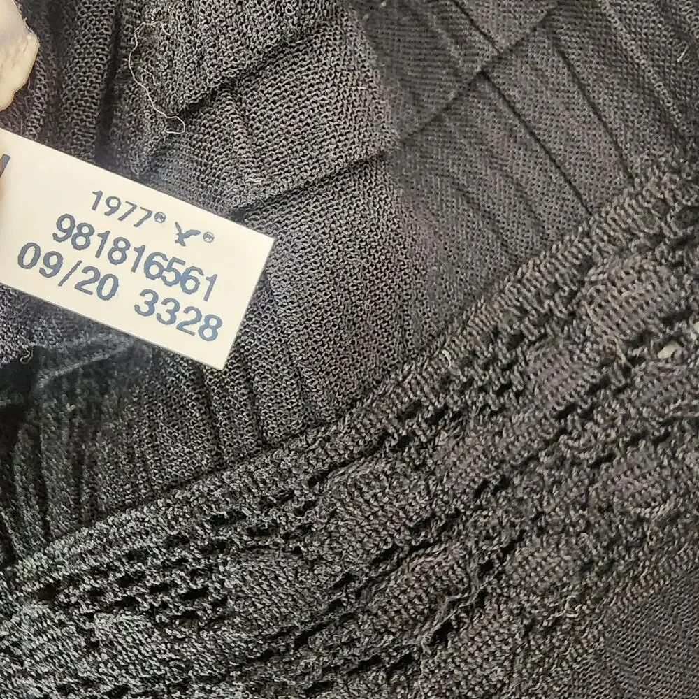 American Eagle Womens Embroidered Peasant Top Peplum Open Back Tie Black Sz XS - Picture 13 of 13
